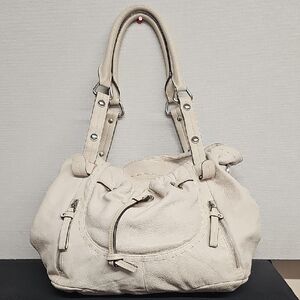 B.MAKOWSKY SOFT PEBBLED LEATHER HOBO BAG BFPM-12-065